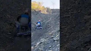 This washout in coal country is no joke!! #freeride #hillclimb #coalcountry #hillkillers