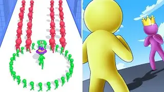 Circle Run Vs Giant Rush⚡️⚡️⚡️Walkthrough All Big New Mobile Gameplay T1T