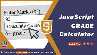 Grade Calculator App in JavaScript - JavaScript Interactive Application 09