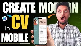 100% Free Mobile Se Modern CV Kaise Banaye? | Attractive Professional CV by Canva Website 😱