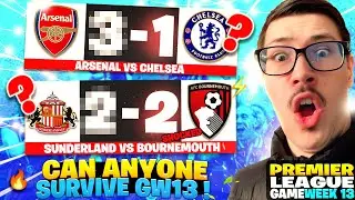 Premier League Gameweek 13 Predictions 