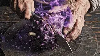 Slicing a devil fruit. #slice #fruit #devilfruit #onepiece #grandlineslices
