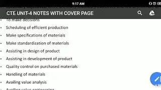 5CE3 01,L19 CTE , objective of material management U4 by Mohit khandelwal1