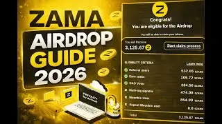 Zama Auction Airdrop Guide 2026 &ndash; How to Claim Tokens via Zama Claim Portal