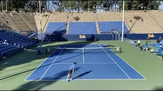 A. Hoogmartens (UCLA) vs Andre Ilagan (HAW) College Tennis Full Match