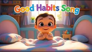 Good Habits Song for Kids 🧼✨ | 3D Pixar Style Nursery Rhyme | Brush, Wash, Eat Healthy & Be Kind