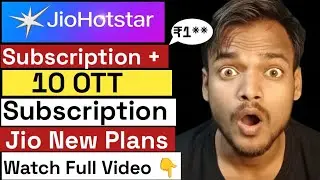 Jio Hotstar Subscription Plan | Jio new recharge plan | 10 ott subscription in just 1** 😲 