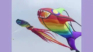 2022 Washington State International kite Festival at Long Beach, WA (day 6, part 1)