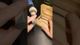 Brushing with a vintage shaving brush #notalkingasmr #asmr #asmrshorts #relaxingasmr #brushingasmr