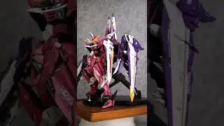 MG Justice Gundam Display #gundam #gunpla #gunplabuilder #gundamseed #shortvideo