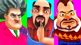 Scary Teacher 3D VS Scary Stranger 3D VS Dark Riddle - Android & iOS
