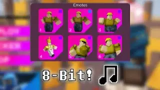 Roblox Arsenal Emotes But 8-BIT!