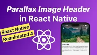 Заголовок параллакс-изображения в React Native с React Native Reanimated 4