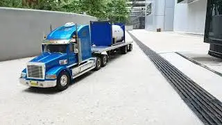 RC Tamiya Knight Haulers run