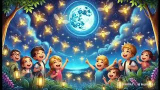 ✨ Funky Fireflies | Fun Kids Song | Sing Along & Dance | Animated Music for Children ✨