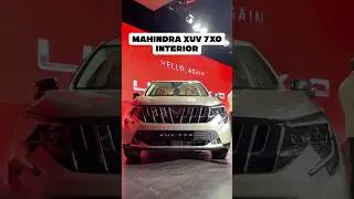 Mahindra XUV 7XO Interior DETAILED!