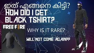How to get Black T-shirt Free Fire Malayalam?| History of Black T-shirt| Will it come back?