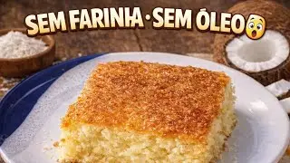 ESSE BOLO COCADA N&Atilde;O LEVA FARINHA NEM &Oacute;LEO 😱