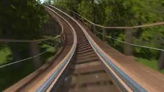 Wooden Coaster through Forest | NoLimits 2 Pro | FVD++