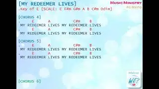 MY REDEEMER LIVES WE Chords and Lyrics AUDIO COVER Small Big Screen View Hillsong