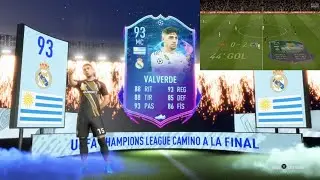 FEDERICO VALVERDE 93 UEFA CHAMPIONS LEAGUE LIVE SBC REVIEW FIFA 20 / VALE LA PENA?