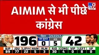 Bihar Election Result 2025 |  AIMIM से भी पीछे CONGRESS | सीट-वाइज Result I Bihar Election Breaking