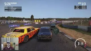 Wreckfest 2020 Прохождение Трасс. Firwood Motocenter в обратную сторону. Гонки на автомобилях