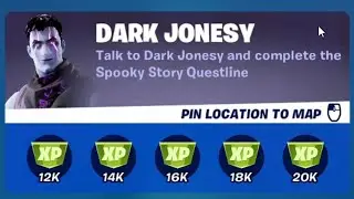 DARK JONESY Punchcard - All Quests - Stages 1 through 5 - Fortnite