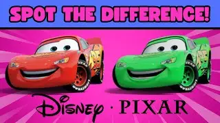 ULTIMATE Disney Pixar SPOT THE DIFFERENCE Challenge! Disney Trivia Quiz! #spotthedifference #disney