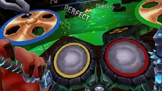 Drums Rock VR PSVR2 - BROKEN (Hard) S+ - Not looking (for most of it) New High-score, no mistakes