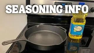 How to Season a New Cast Iron Skillet - Utopia Kitchen Cast Iron Frying Pan 12 Inch Black REVIEW
