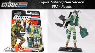 G.I. Joe Figure Subscription Service Exclusive 807 Recoil Unboxing and Review