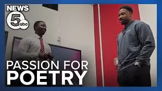Local school poet gets surprise visit from Browns Myles Garrett