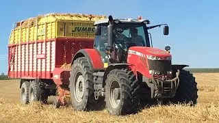 Massey Ferguson 8680 with Poettinger Jumbo 7200