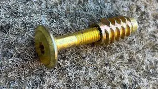 How to fix loose broken  Kitchen drawer / kitchen cabinet handle (insert nut)