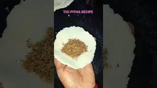 Tisi Pitha recipe (Flax seeds)winter special bihar famous 😋#food #recipe #youtubeshorts