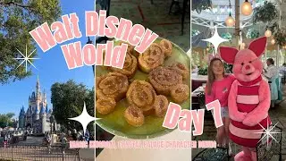 Walt Disney World 2025 Vlog | CRYSTAL PALACE CHARACTER DINING | MAGIC KINGDOM!  🏰