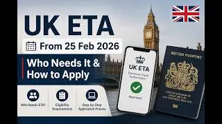 UK ETA From 25 Feb 2026 | Who Needs It & How to Apply