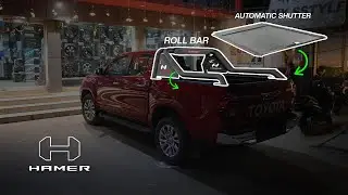 Toyota Hilux Modification | Hamer Roll Bar & Automatic Shutter lock installation in Guwahati