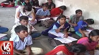 Tribal Welfare School Students Facing Problems With Lack Of Facilities | Bhadradri Kothagudem | V6