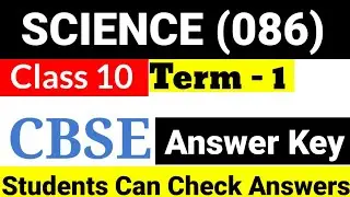 Class 10 Science Answer key Term 1 cbse board