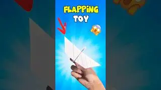 How to make a best homemade paper flying toy #shorts