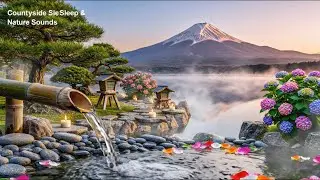 Healing Evening Piano | Soft Flowing Water, Gentle Birds | Peaceful Sleep