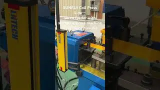 SUNRUI Coil Press Line&mdash; Decoiler straightener feeder integrated with stamp press machine and die