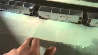 Layout update #4 laying cork bed and long main line