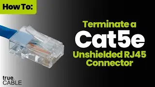 How To: Terminate a Cat5e RJ45 Connector - The Correct Way!
