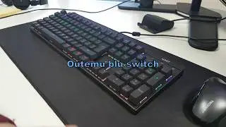 [ASMR] Outemu blue vs Outemu blue with O-ring tastiera meccanica AUKEY KM-G6
