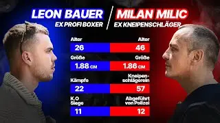 Mein 1. Boxkampf 💥🥊 - Milan vs. Profi-Boxer Leon Bauer