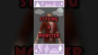 Styling a Monster Series || Sims 4 Halloween CAS || Monster 4 Werewolf