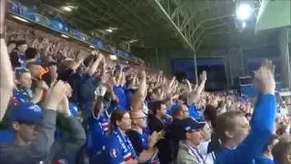 Viking clapping of Iceland fans @ Euro 2016